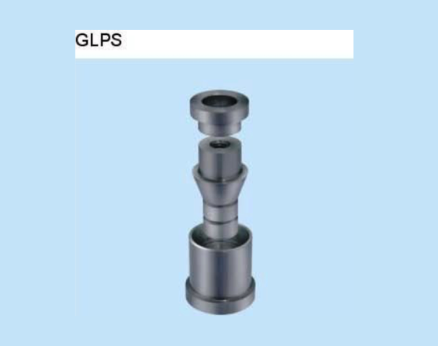A set of taper interlocks for precise guiding and alignment of mold components.